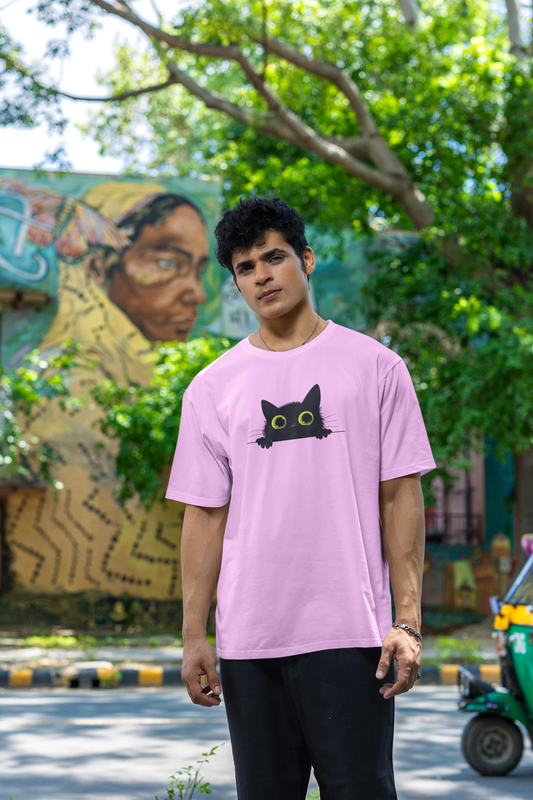 Black Cat- Oversized T-Shirt