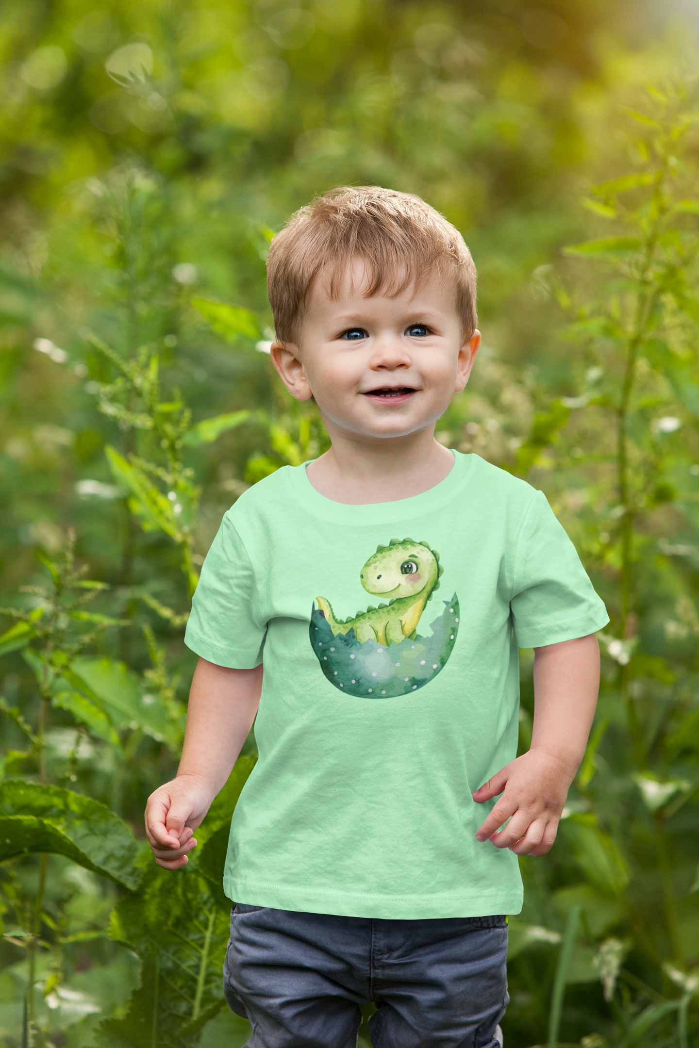 Dragon-Half Sleeve T-Shirt