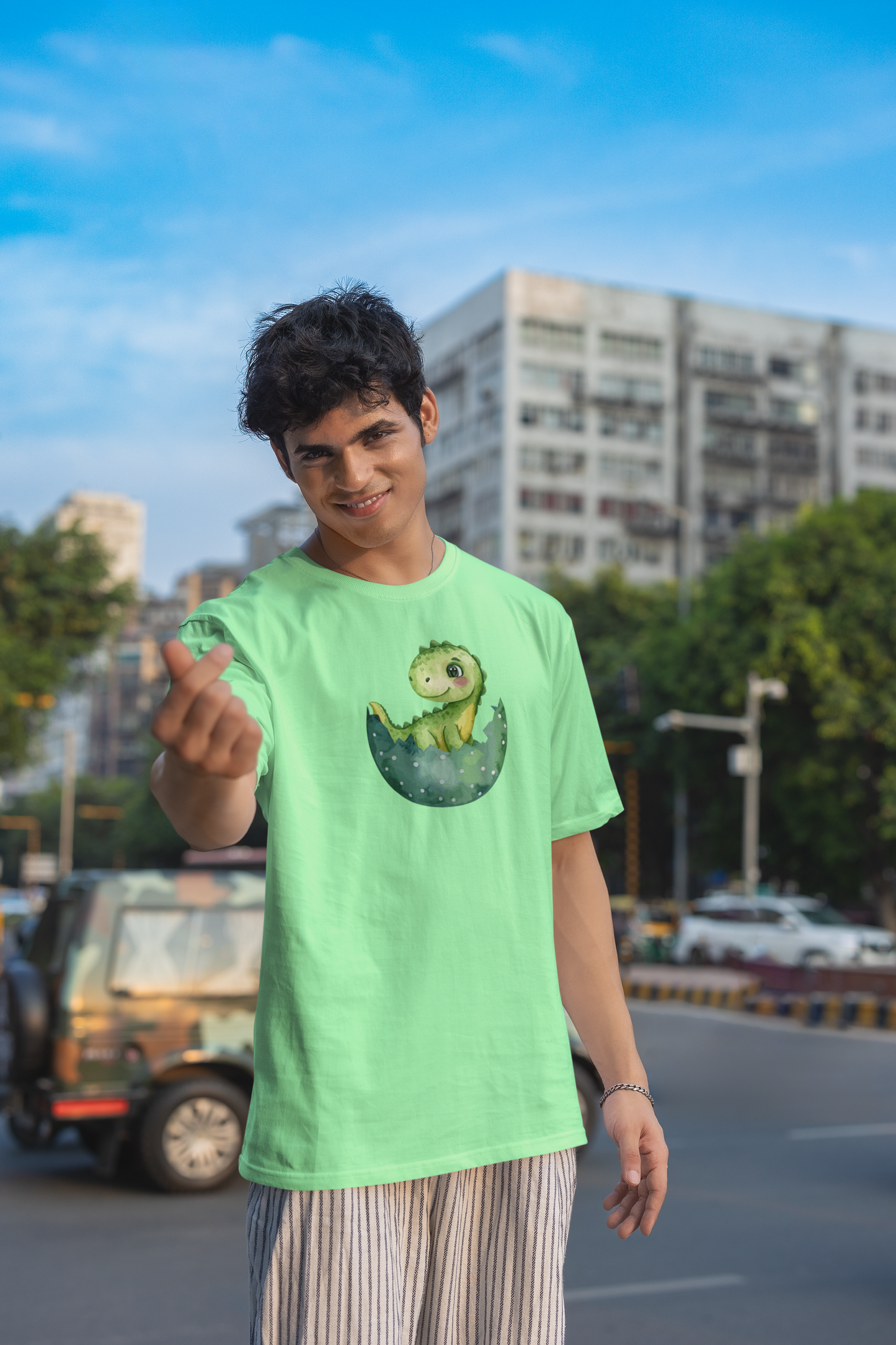 Dragon-Half Sleeve T-Shirt