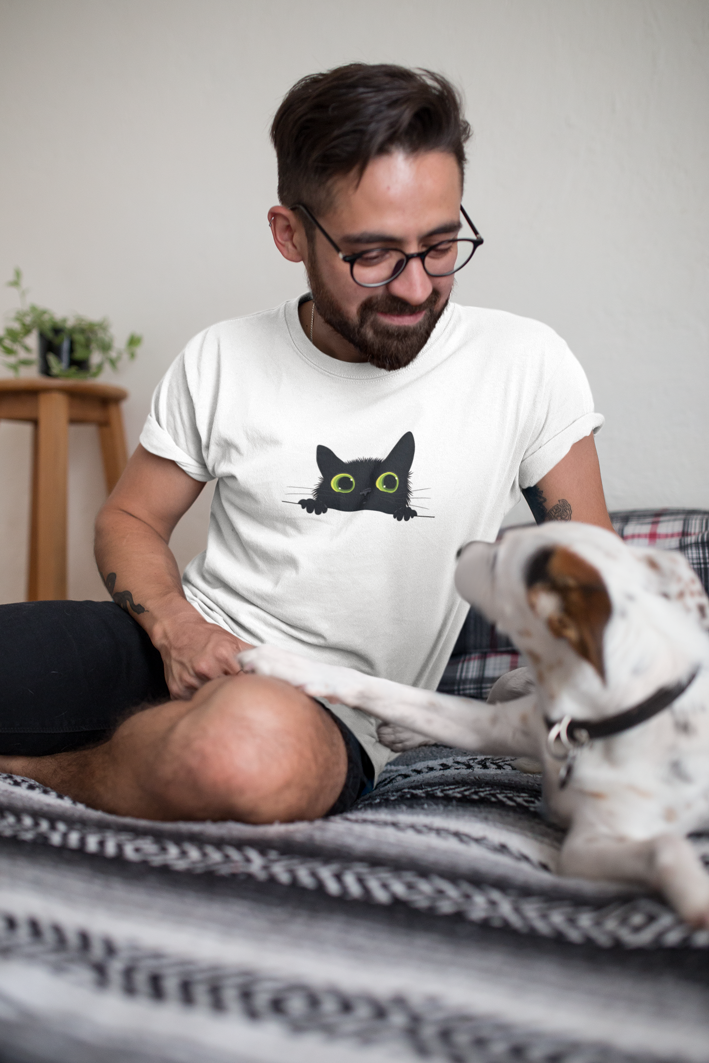 Black Cat- Oversized T-Shirt